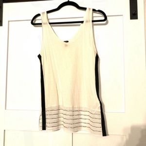 Jcrew Beaded trim tank sz M